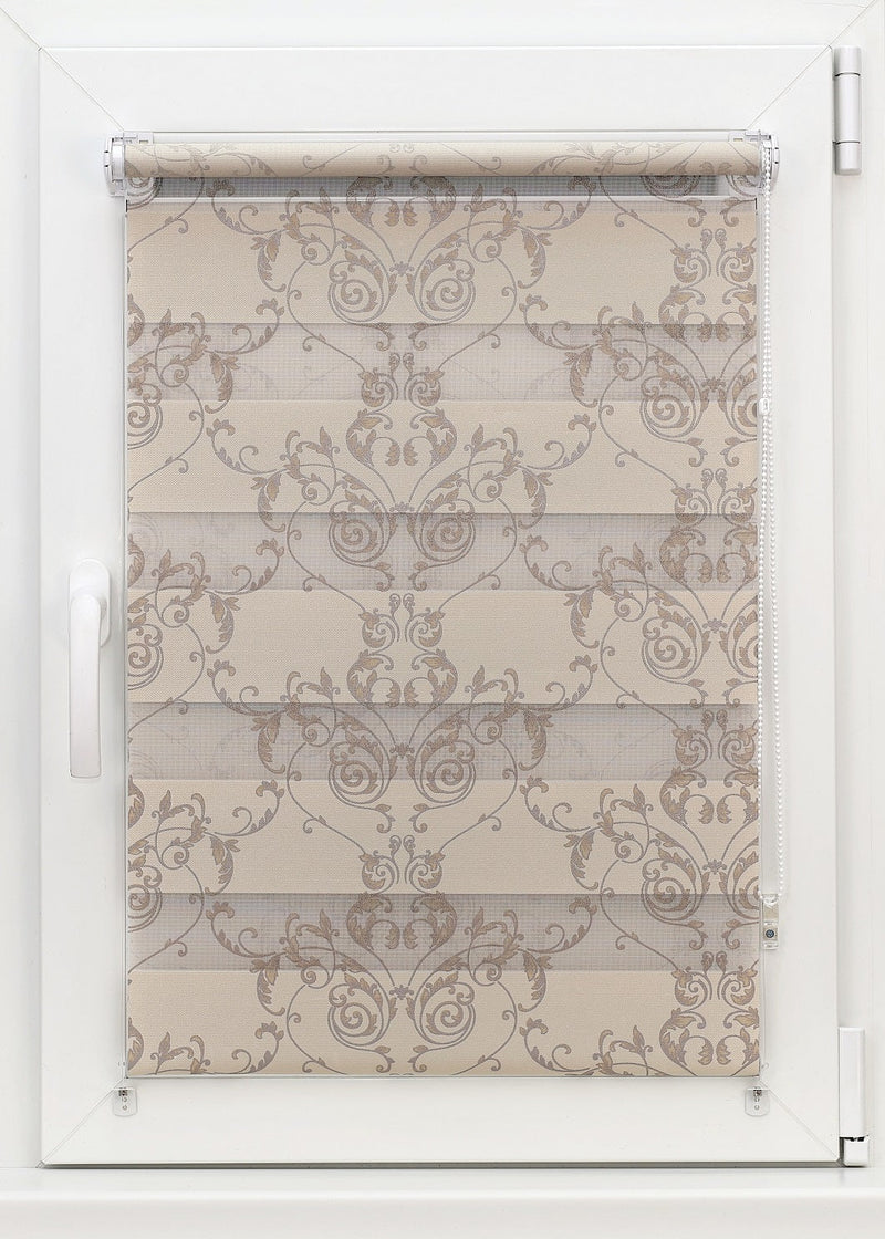 Diena-nakts mini rullo PRINT - bēšs print