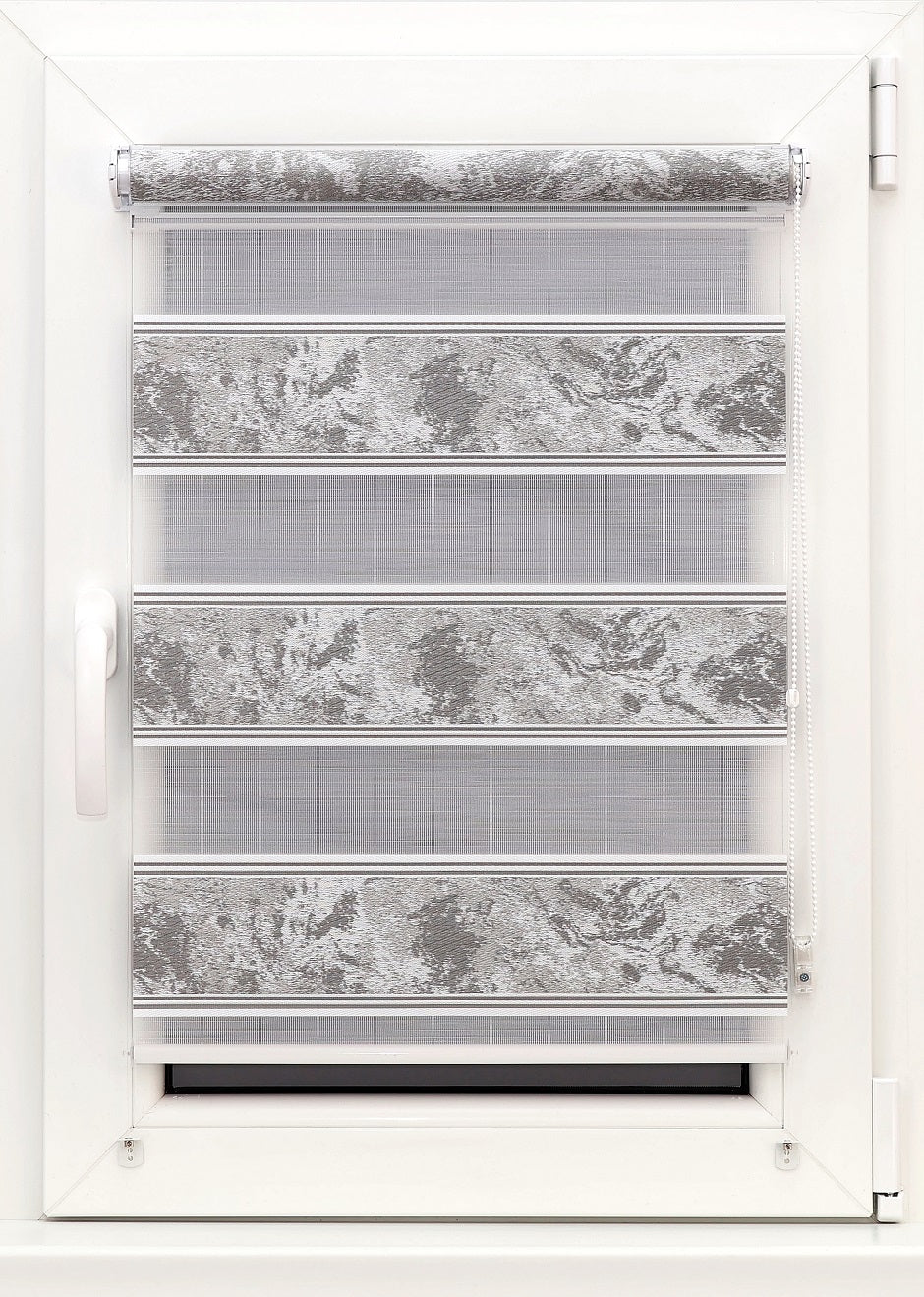 Diena-nakts mini rullo STONE - pelēks tonis open