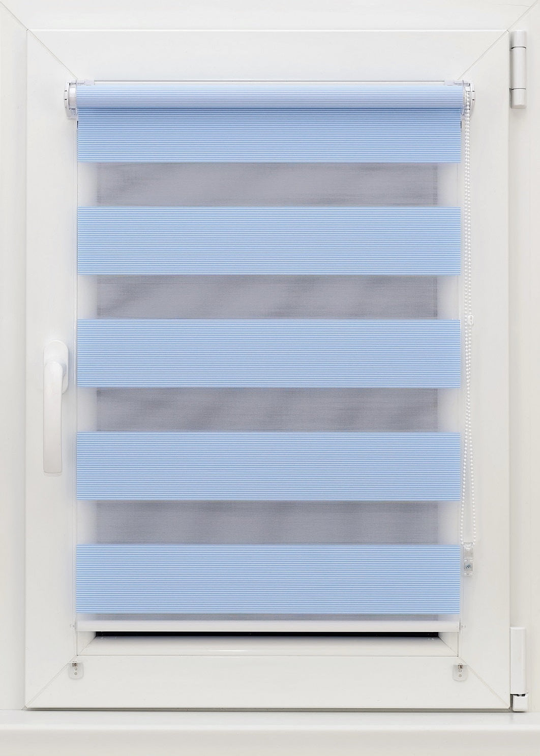 Diena-nakts mini rullo STRIPE - zils tonis open