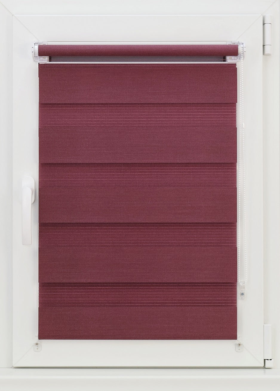 Diena-nakts mini rullo SOFT - bordo tonis