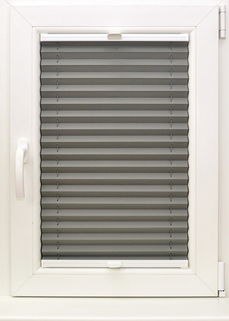 plisētās žalūzijas JAVA pelēks tonis