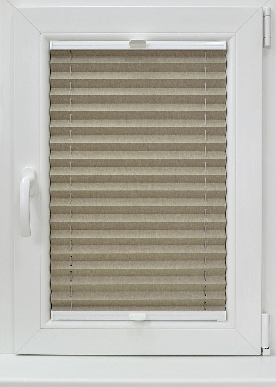 plisētās žalūzijas SEVILA pelēkbēšs tonis