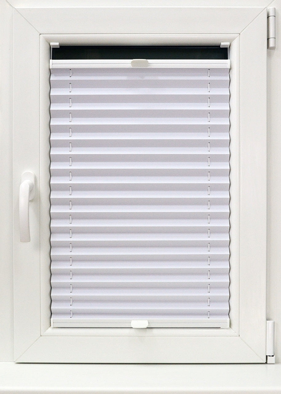 plisētās žalūzijas SEVILA balts tonis open 1