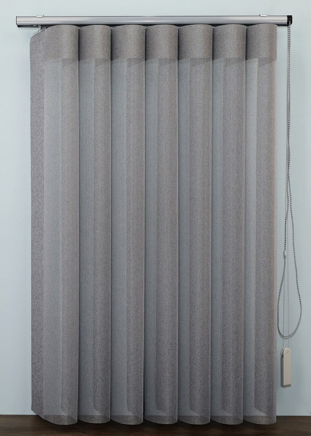 DREAM vertikāla sistēma ar pelēku furnitūru pelēka melanža krāsa open