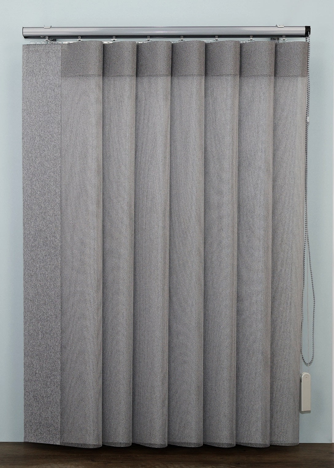 DREAM vertikāla sistēma ar pelēku furnitūru pelēka melanža krāsa close