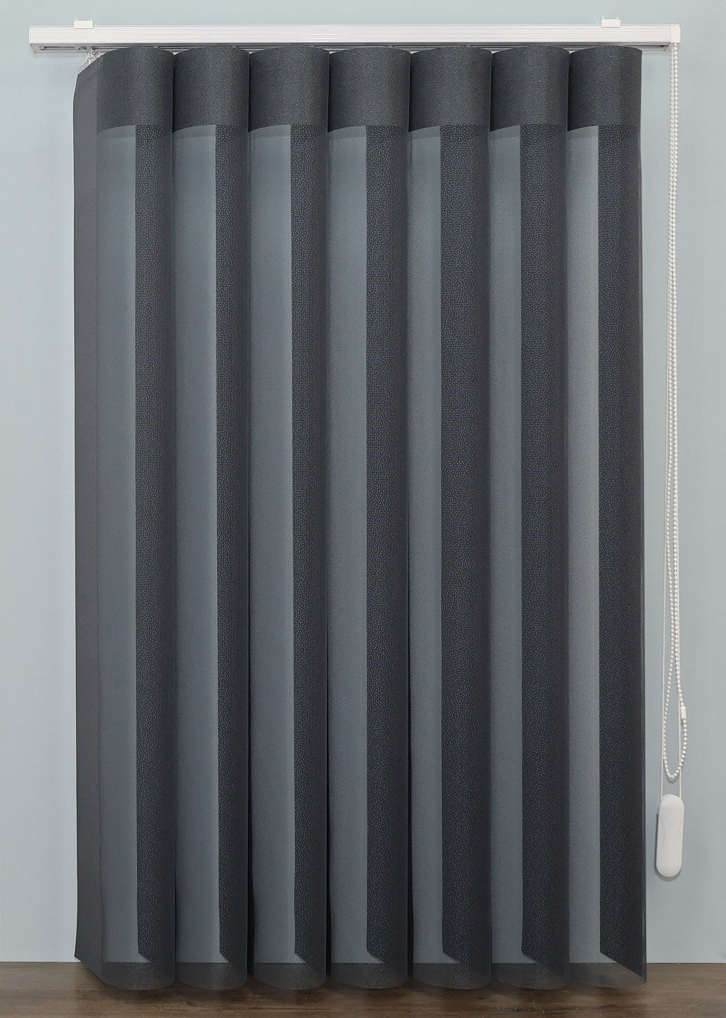 DREAM vertikāla sistēma ar baltu furnitūru antracīta krāsa open