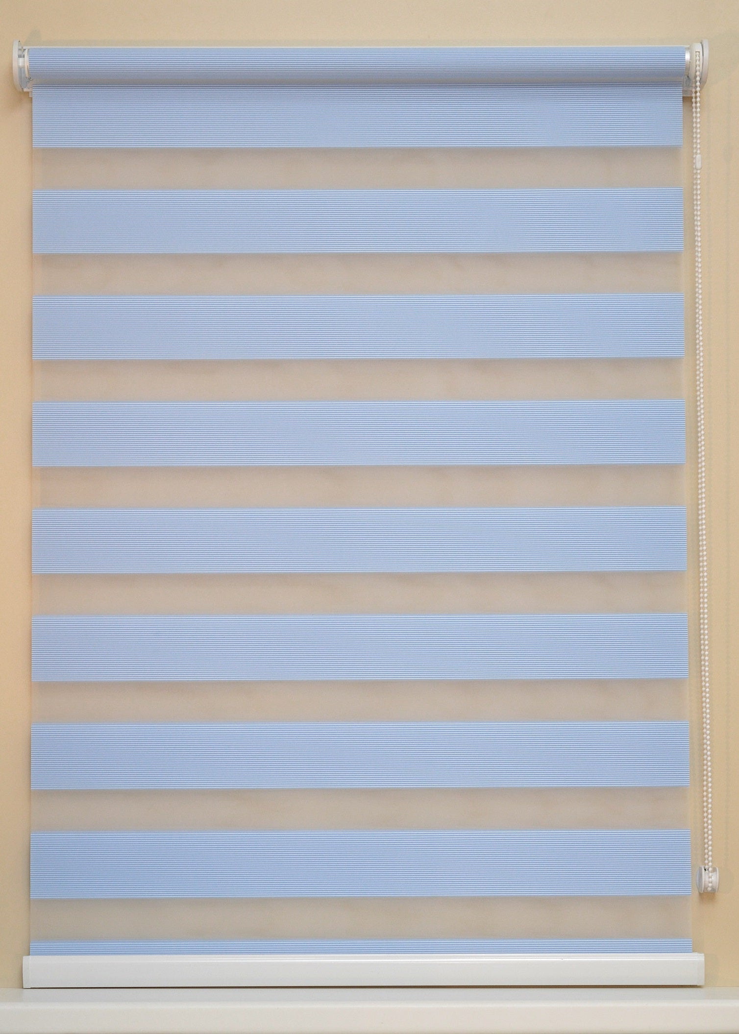 Diena–nakts žalūzijas STRIPE — zils tonisopen