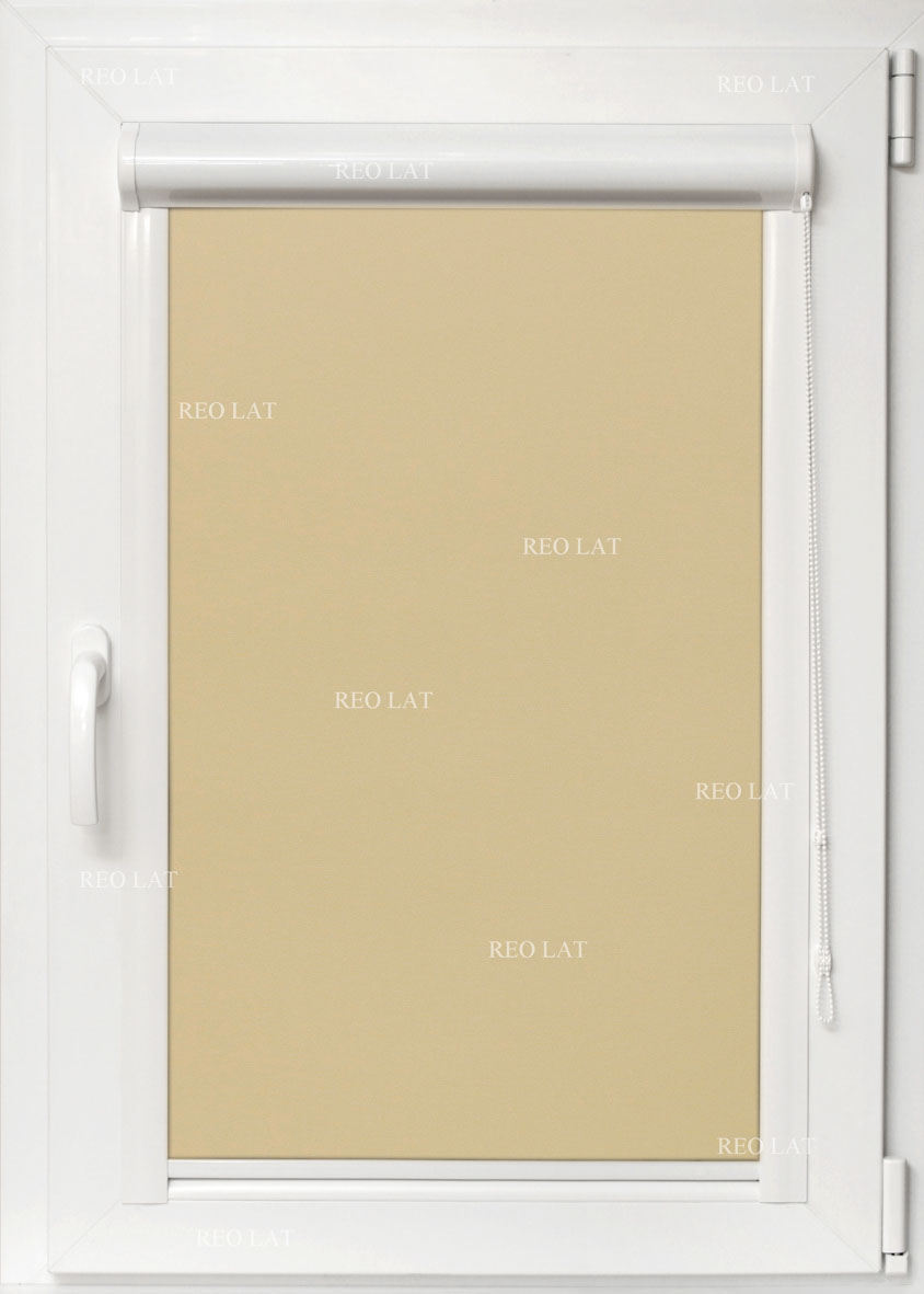 Kasešu žalūzijas EDEN — vanīli dzeltens tonis