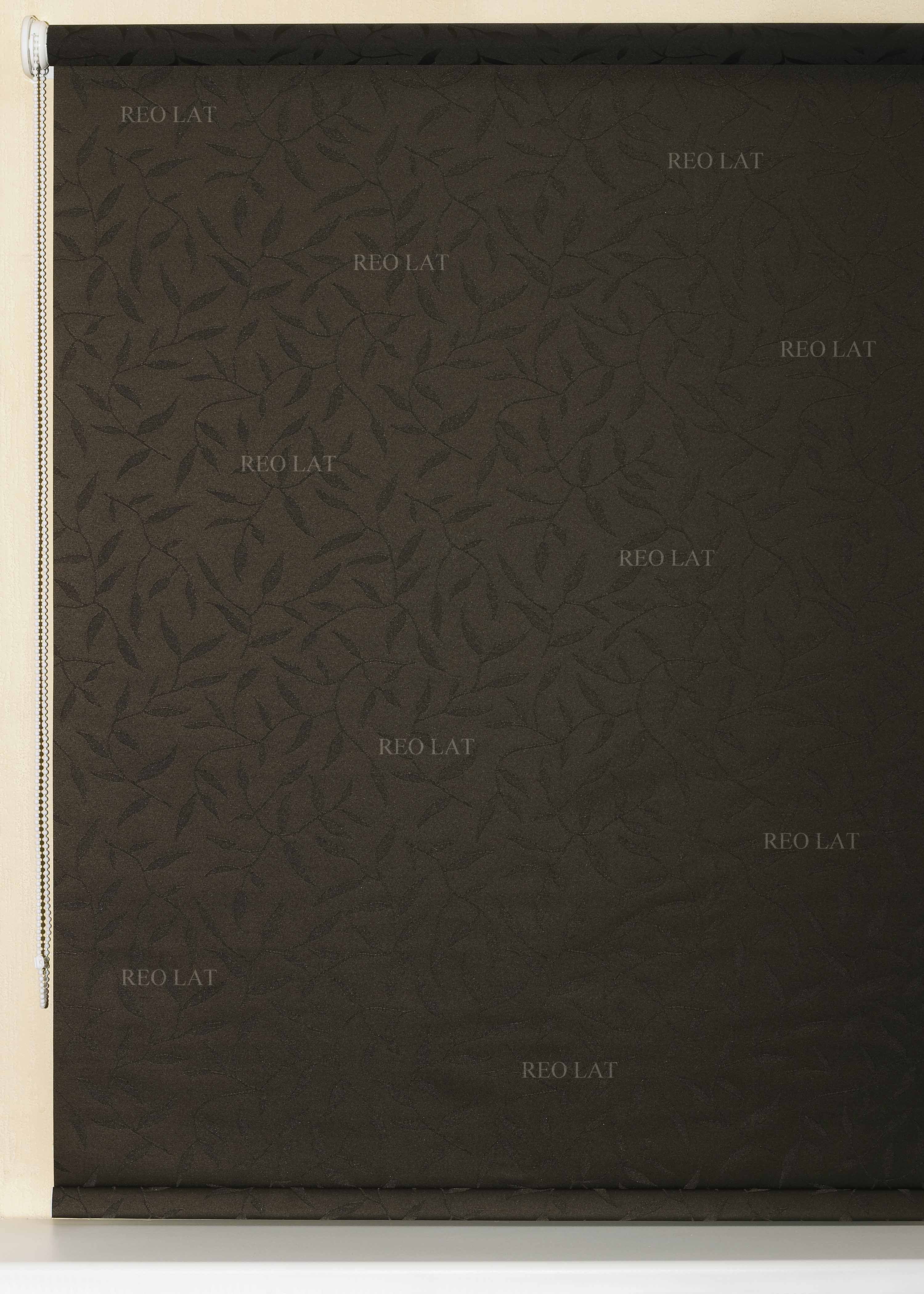 Rullo žalūzijas LEAF — brūns tonis