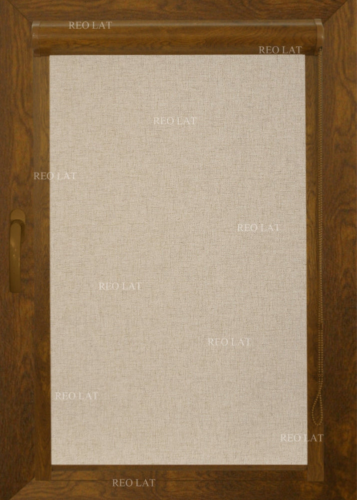 Kasešu žalūzijas koka imitācija zelta ozols LIN - linu tonis