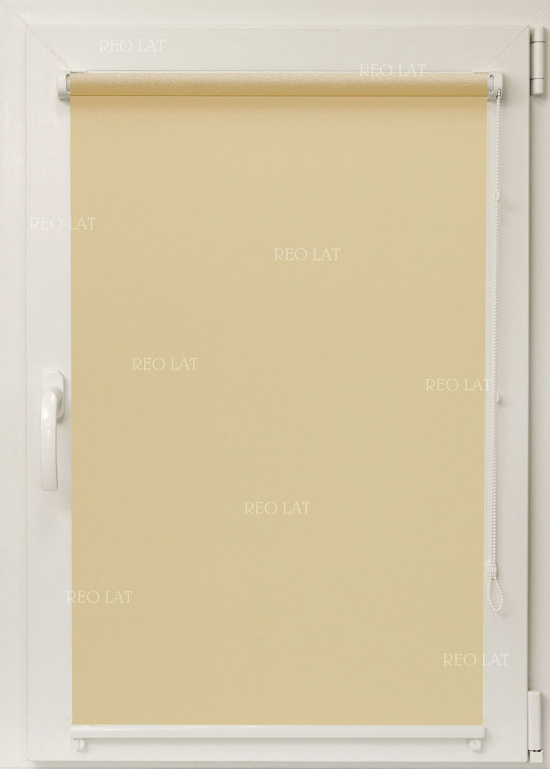 Mini rullo žalūzijas PERLA — dzeltens tonis