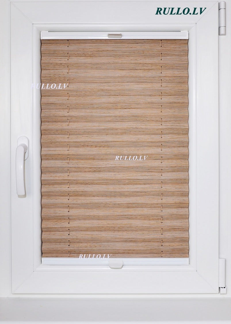 plisētās žalūzijas JUNO ozolkoka tonis