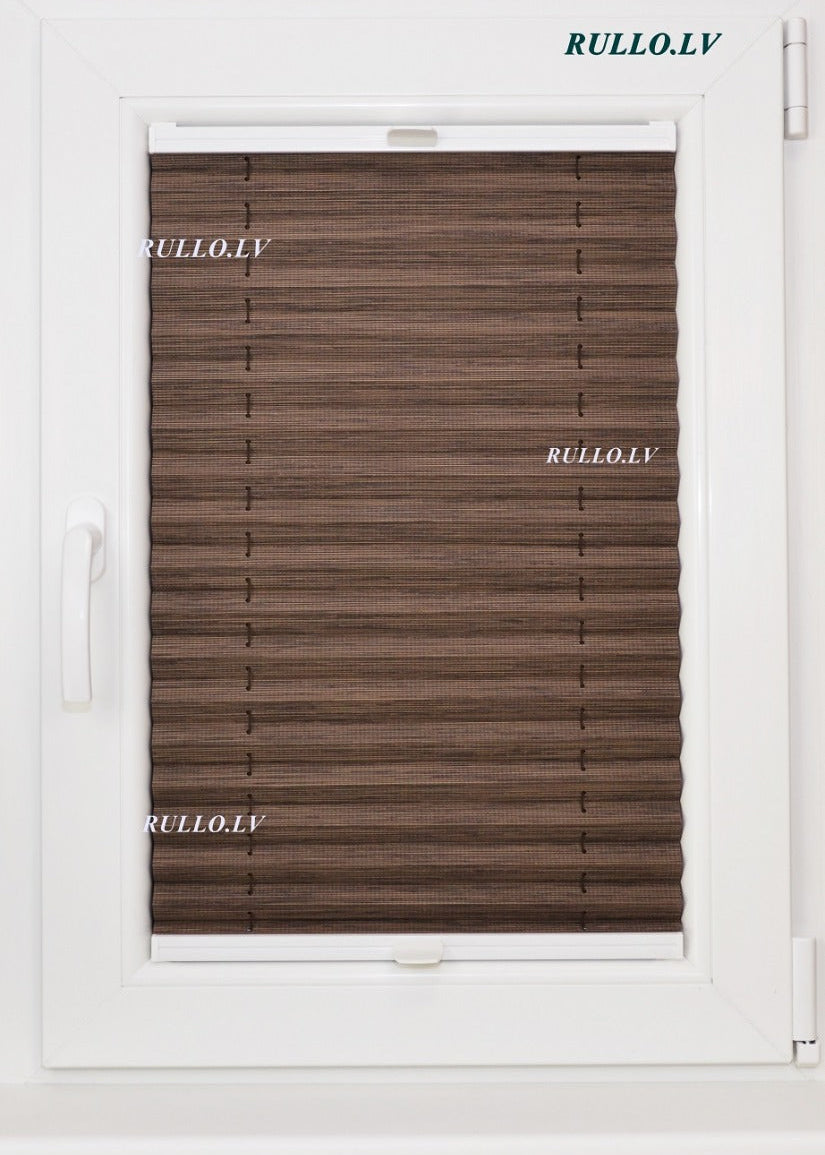 plisētās žalūzijas JUNO brūns tonis