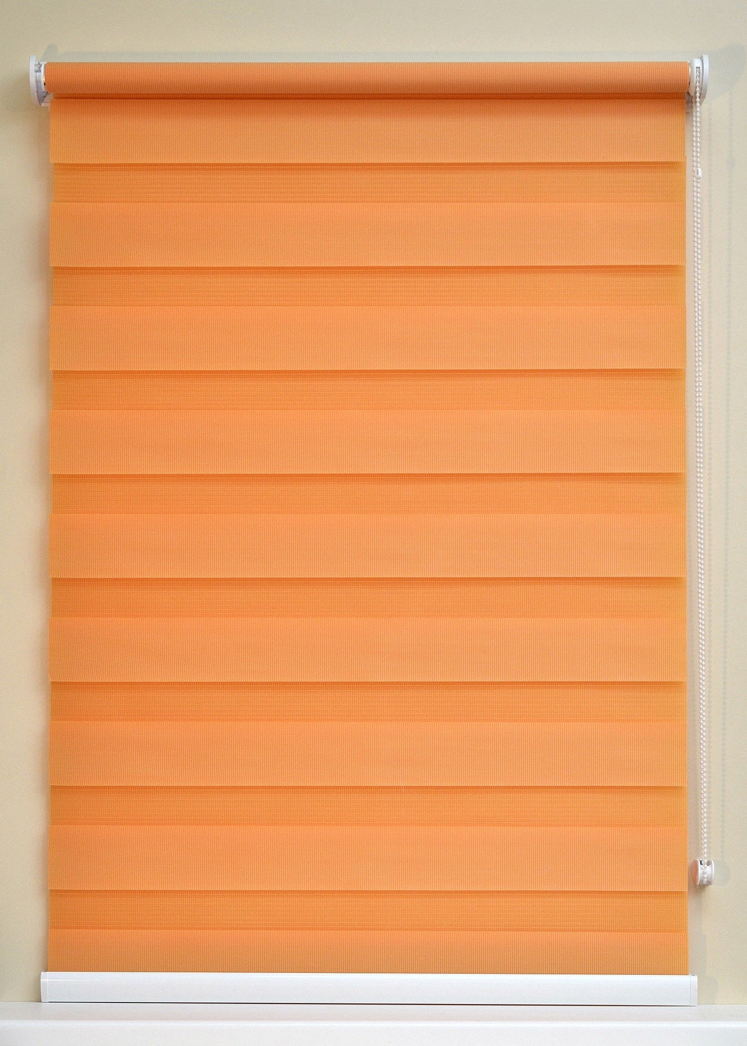 Diena–nakts žalūzijas SOFT — oranžs tonis close