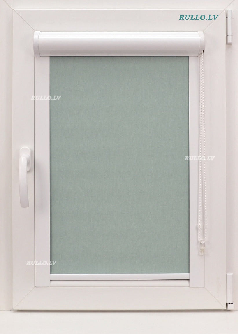 Kasešu žalūzijas SEVILA — zils‑zaļš tonis