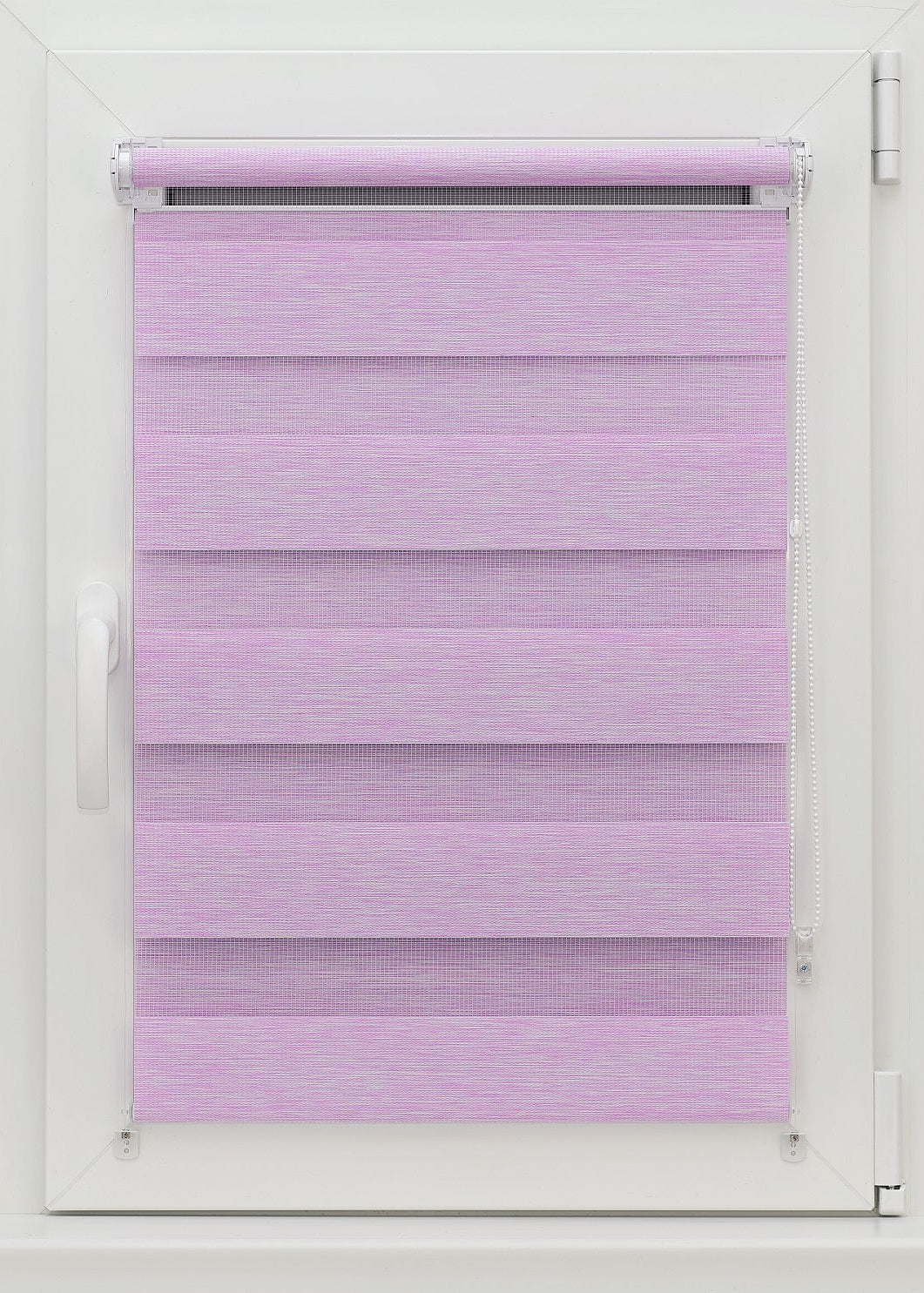 Diena-nakts mini rullo LUXURI - rozā‑violets tonis