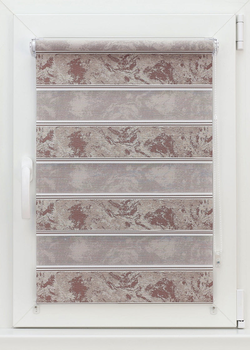 Diena-nakts mini rullo STONE - bēšs‑brūns tonis