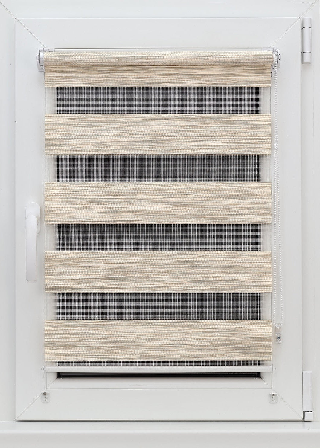 Diena-nakts mini rullo LUXURI - dzeltens koka tonis open