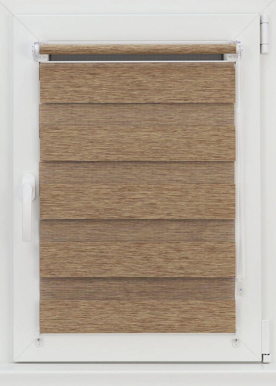 Diena-nakts mini rullo LUXURI - ozola koka tonis