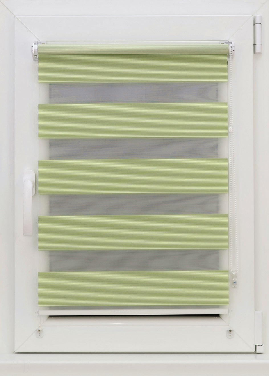 Diena-nakts mini rullo STRIPE - zaļš tonis open