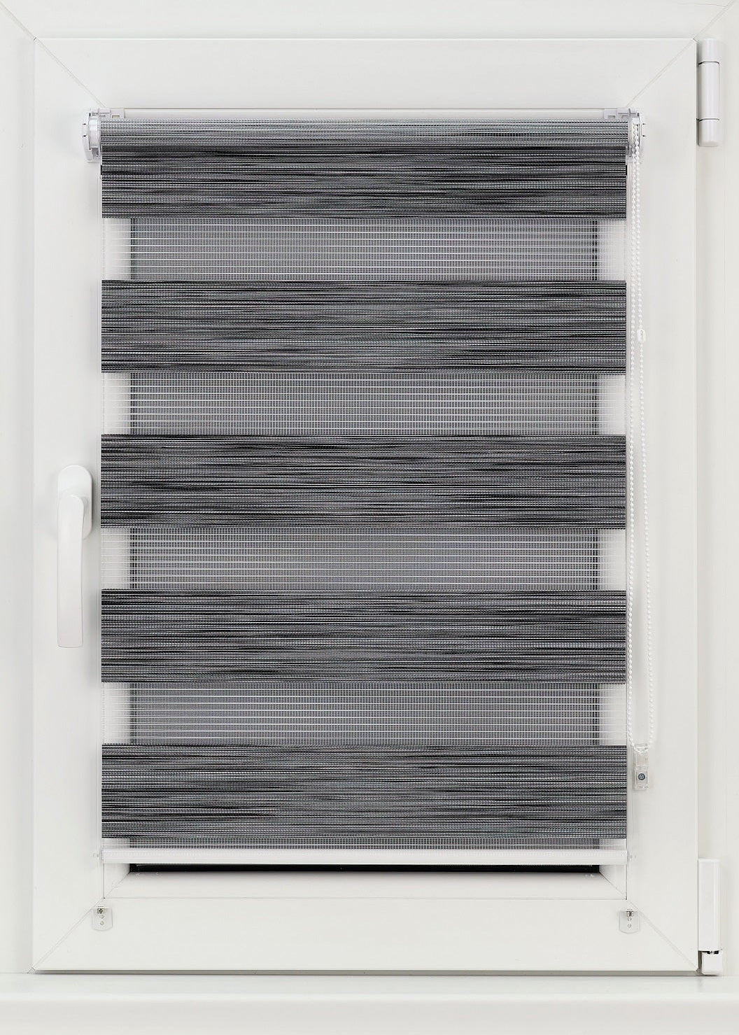 Diena-nakts mini rullo LUXURI - pelēks‑melns tonis open