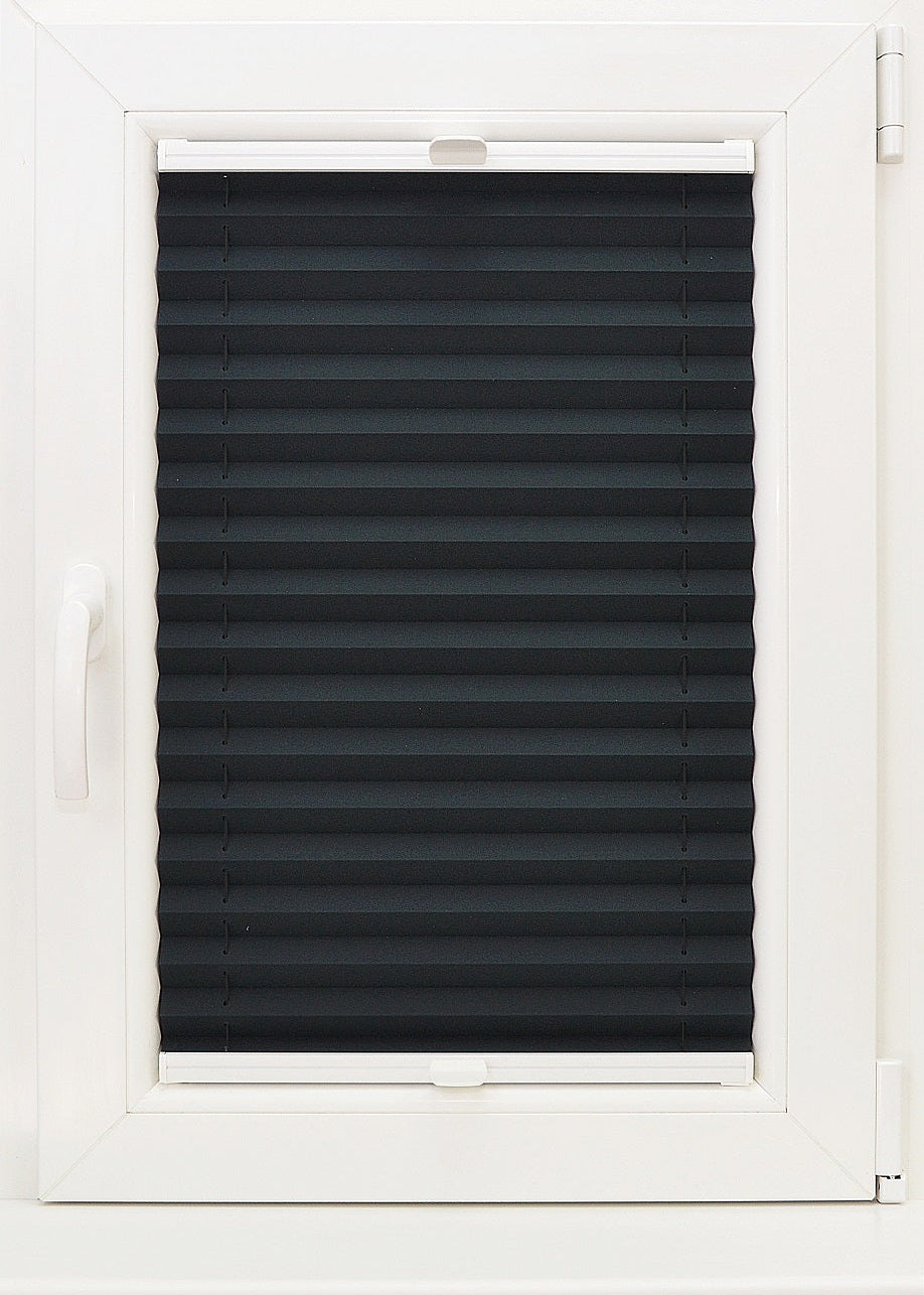 plisētās žalūzijas JAVA melns tonis