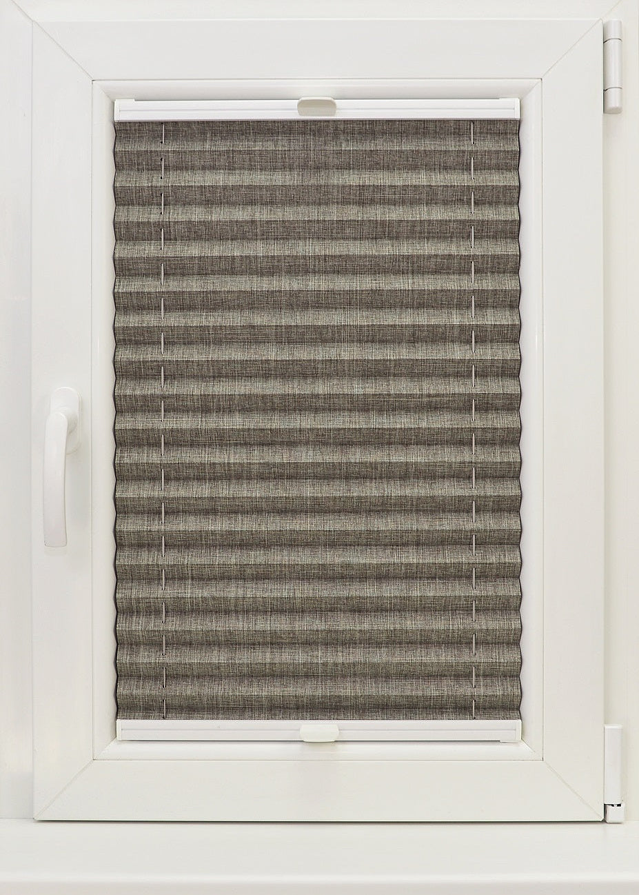 plisētās žalūzijas STRUCTURE tumši pelēks tonis