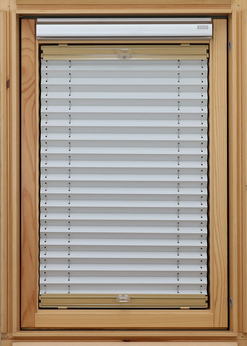 plisētas žalūzijas jumta logiem STOKHOLM gaiši pelēks tonis