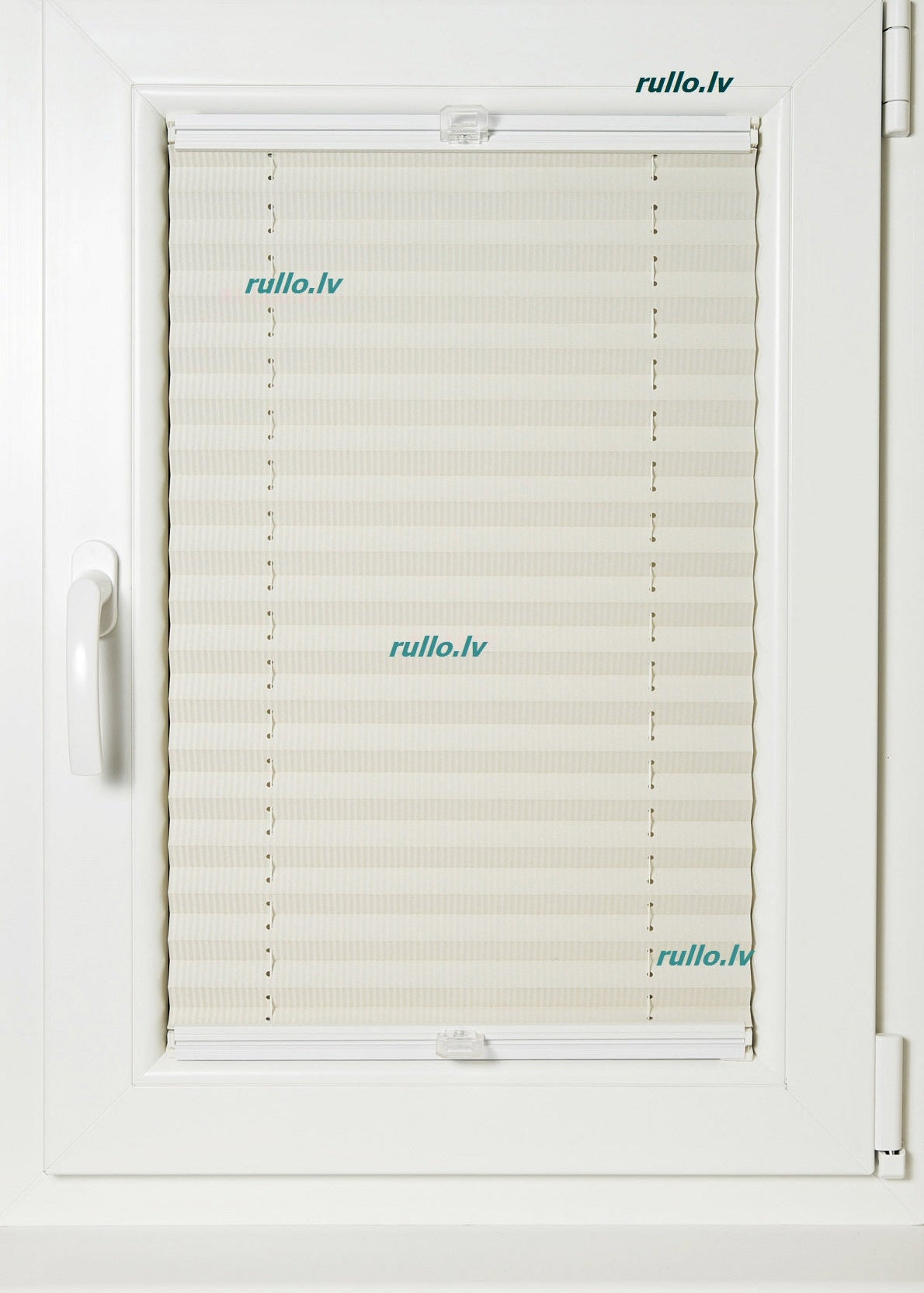 plisētās žalūzijas AVANGARDA pienbalts tonis