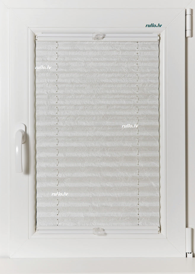 plisētās žalūzijas TREND PEARL balts tonis