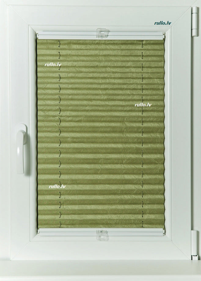 plisētās žalūzijas TREND PEARL olīvzaļš tonis