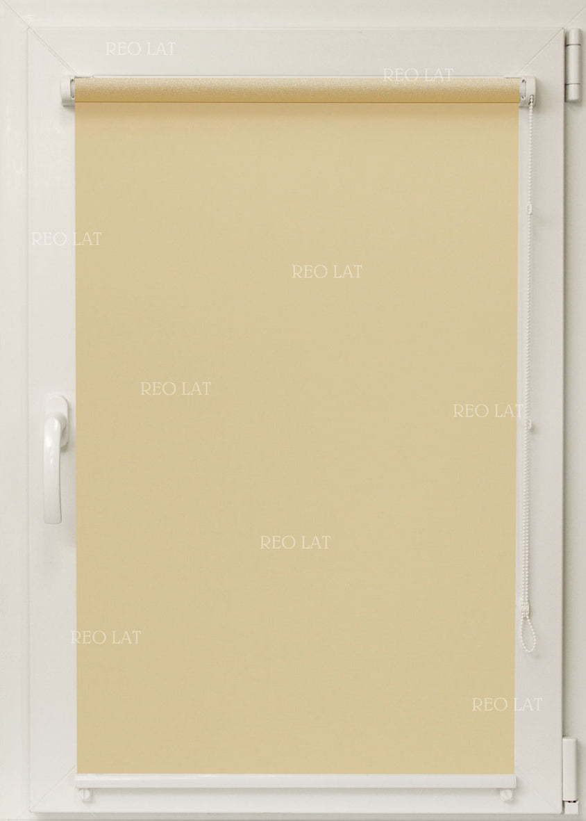 Mini rullo žalūzijas PERLA — dzeltens tonis