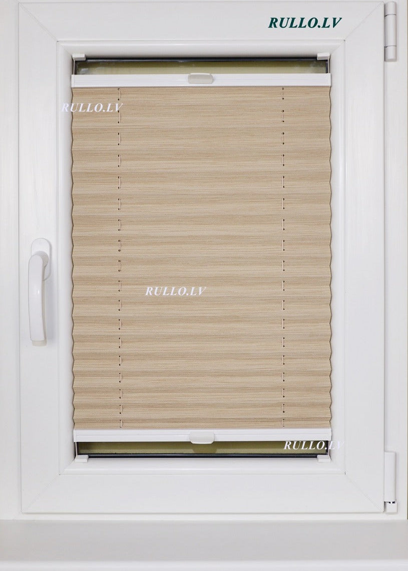 plisētās žalūzijas ZURI bēšs tonis open