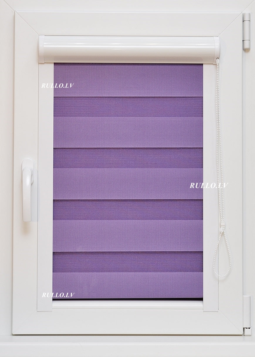 Diena-nakts kasešu žalūzijas SOFT dekoratīvās 5 krāsu varianti