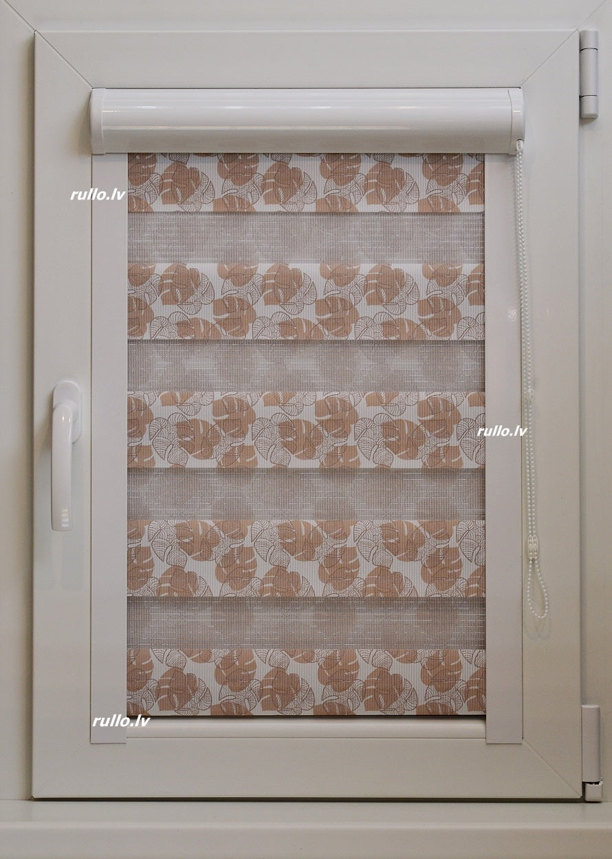 Diena–nakts kasešu žalūzijas PRINT — bēšs print close