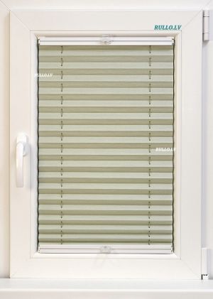 Plisētas žalūzijas FLAIR-Reflex Reseda Green Kods FR 4061 Aptumšojums 62% Saules atstarojošs