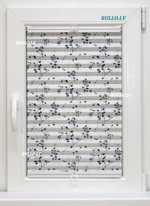 Plisētas žalūzijas Flowers Kods FW-922 Aptumšojums 55%