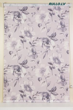 Rullo žalūzijas Water Flower Lilac Коds WL-02R Aptumšojums 58%