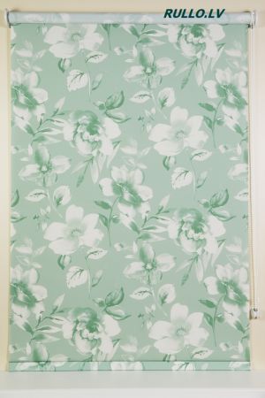 Rullo žalūzijas Water Flower Green Коds WS-03R Aptumšojums 59%