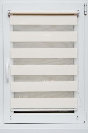 Mini rullo "Diena-Nakts" SHANGRI Kods L-22BAL Augustums līdz 180cm balts ar dzeltenu