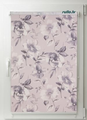 Mini rullo Water Flower Lilac Коds WL-02MV Aptumšojums 58% 
